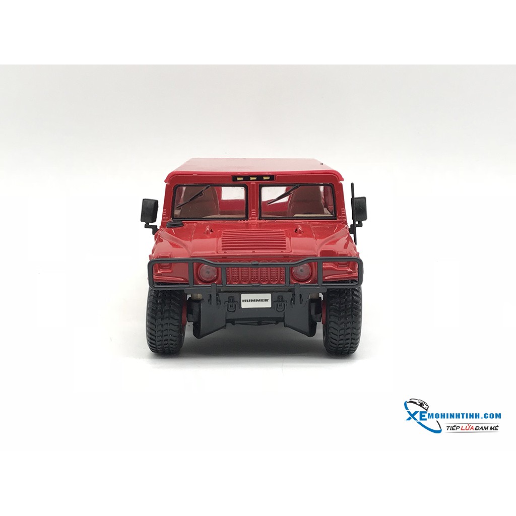 Xe Mô Hình Hummer 4 cửa Wagon 1:24 Maisto ( Đỏ )