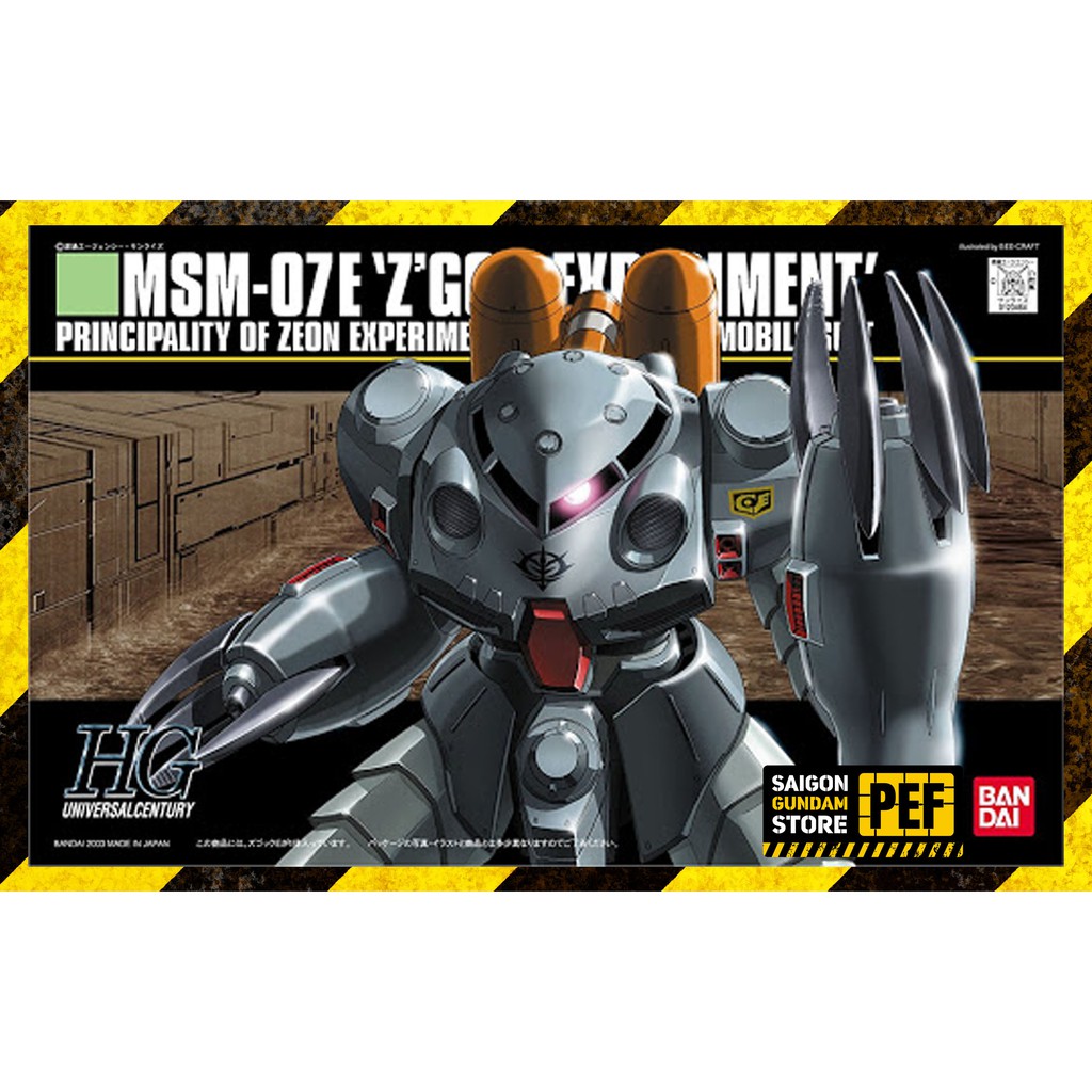 MÔ HÌNH LẮP RÁP BANDAI HG Z'GOK EXPERIMENT