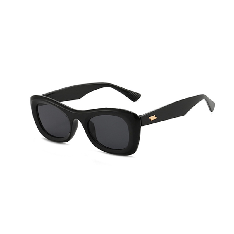 Kính mát Samjune MN5266 gọng oval màu trắng thiết kế thời trang unisex thanh lịch cổ điển cho nữ