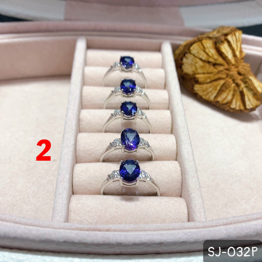 Nhẫn B ạc Đá Topaz Nhiều Mẫu Đẹp Lung Linh