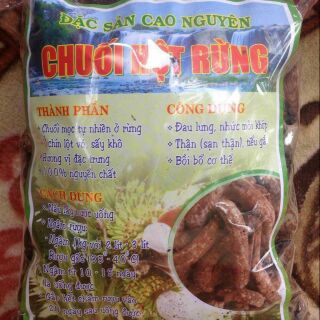 1kg Chuối Hột Rừng Khô Nguyên Quả Tây Nguyên