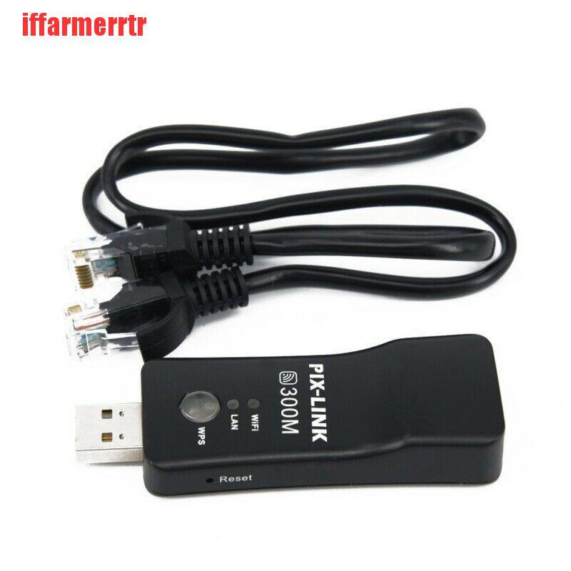 {iffarmerrtr}Wireless LAN Adapter WiFi Dongle RJ-45 Ethernet Cable For Samsung Smart TV KGD