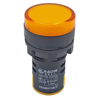 Đèn báo pha, phi  22mm -  220 Volt màu Đỏ - Vàng - Xanh