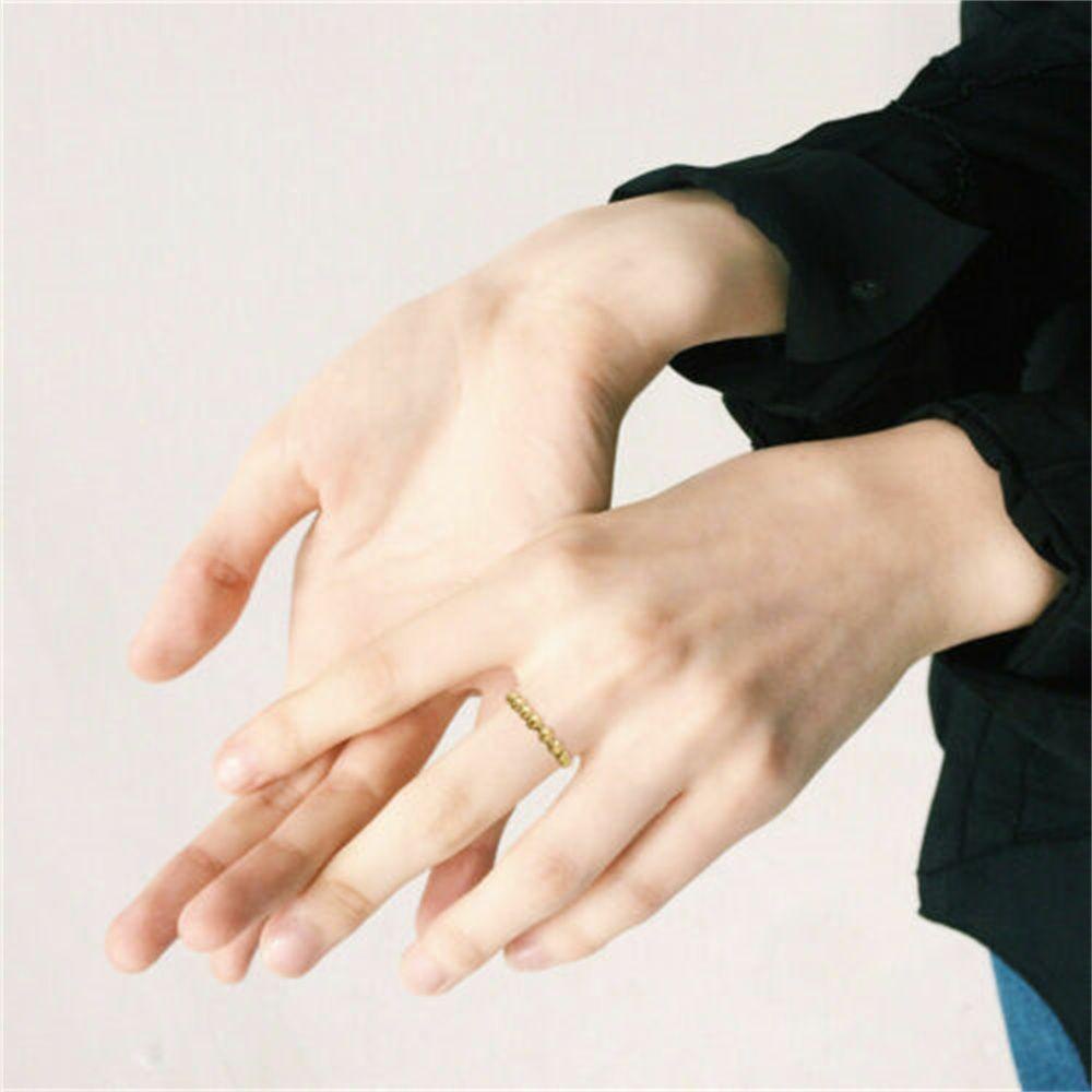 Nhẫn Xoay Bằng Bạc Sterling Chống Căng Thẳng|Nhẫn Giảm Căng Thẳng Hình Cô Gái