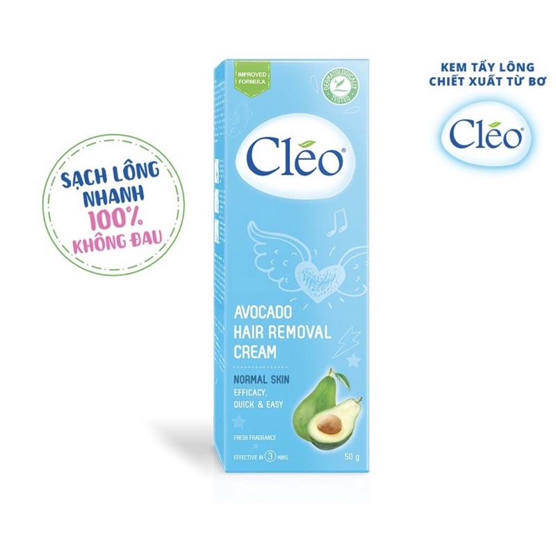 Kem Tẩy Lông Cleo Chiết Xuất Từ Bơ