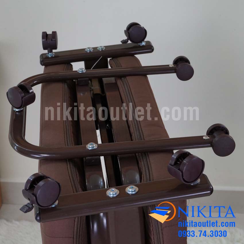 Giường gấp giường xếp nâng đầu NIKITA - kiểu Hàn Quốc HQ65 ( 65cm ) nâng đầu 5 cấp độ - chính hãng thương hiệu NIKITA