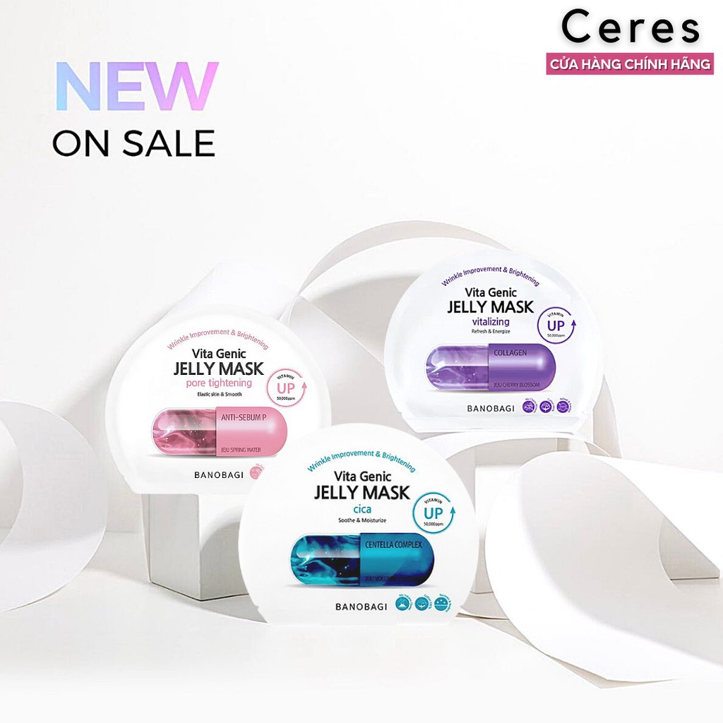 Mặt Nạ Banobagi - Jelly Mask Giấy Vita Genic Viên Thuốc Bổ Sung Vitamin 30ml | BigBuy360 - bigbuy360.vn