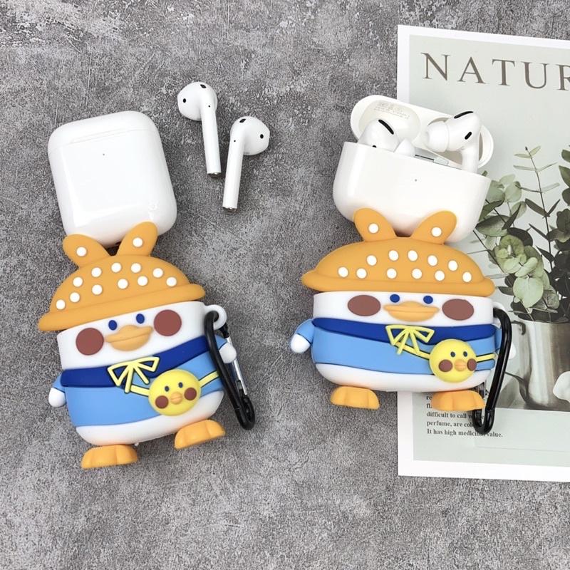 Vỏ bao Airpods 1/ 2/ Pro chất liệu Silicon chống va đập mạnh khi rơi hình dễ thương đáng yêu - CITYCASE