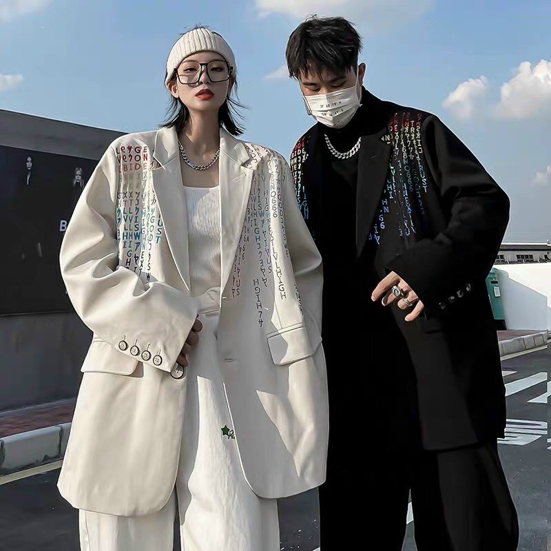 BLAZER CAO CẤP IN CHỮ