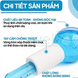 Cặp Cầu Lạnh Lăn Massage Loại Bỏ Bọng Mắt Quầng Thâm Và các Nốt Mẩn Đỏ