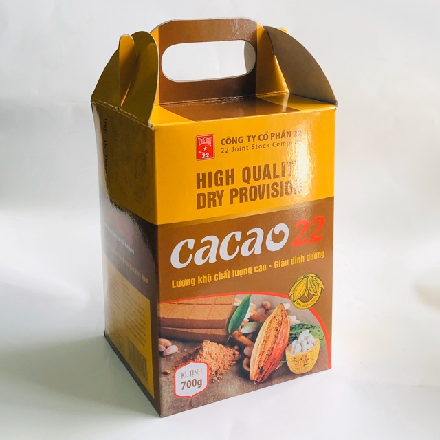 Lương Khô Cacao - Hàng Quân Đội Nguyên Hộp 700Gram
