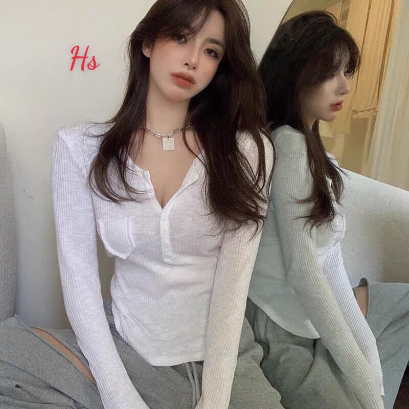 Áo Bozip Dài Tay Khuy Ngực 3 Màu | BigBuy360 - bigbuy360.vn