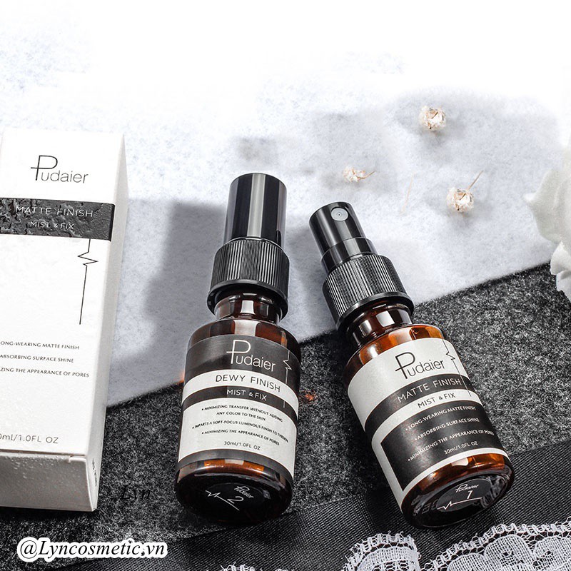 Xịt Cố Định Lớp Trang Điểm Bền Đẹp Pudaier Matte & Dewy Finish | BigBuy360 - bigbuy360.vn
