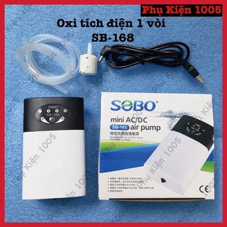 Máy sủi oxy tích điện 1 vòi sobo sb-168