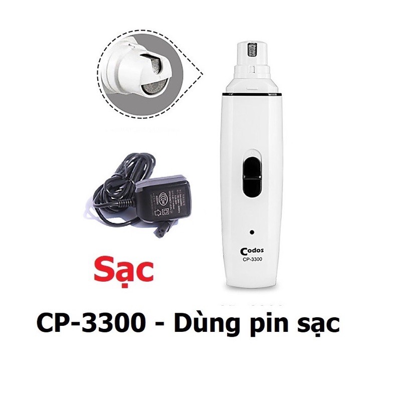 Máy mài móng và cạo bàn cho chó mèo CODOS CP-3300 và CODOS CP-5200