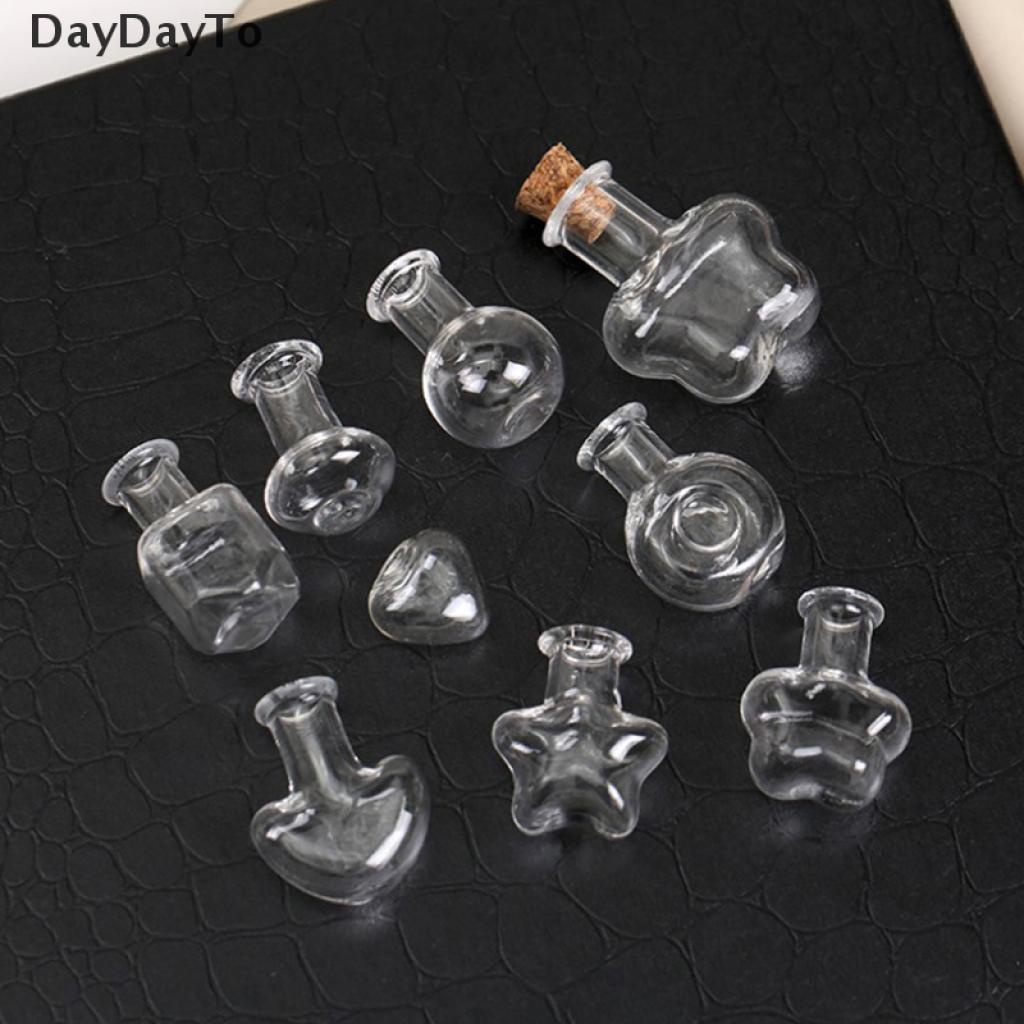 Bộ 5 Lọ Điều Ước Mini Bằng Thủy Tinh Có Nút Bần