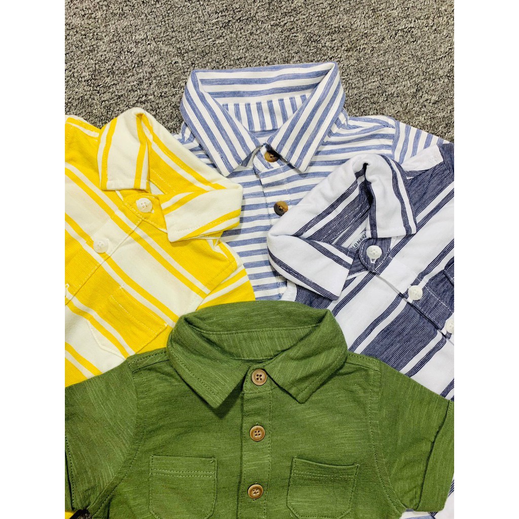 [Size 0-3M] Body đùi/ body cộc/ romper bé trai Carters/ Oldnavy - hàng xuất dư size 0-24M