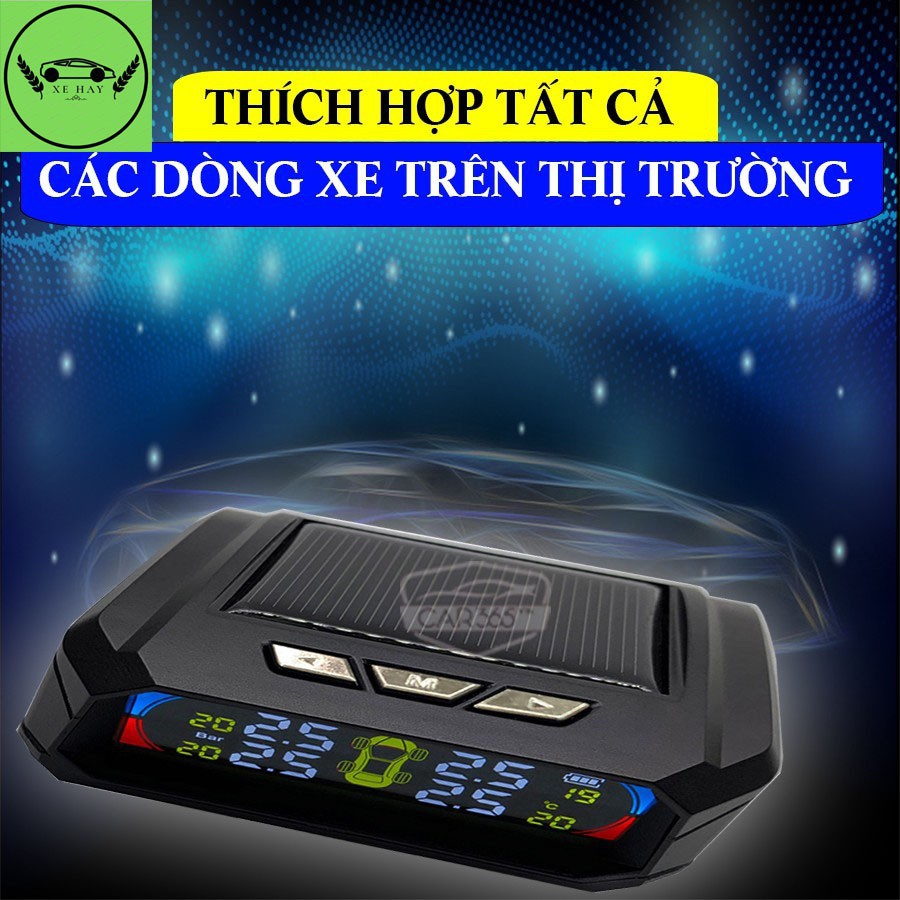 Cảm biến áp suất lốp bản Plus màn hình MÀU rung lượng pin lớn thiết kế Hiện Đại phụ kiện ô tô, phụ kiện xe hơi | BigBuy360 - bigbuy360.vn