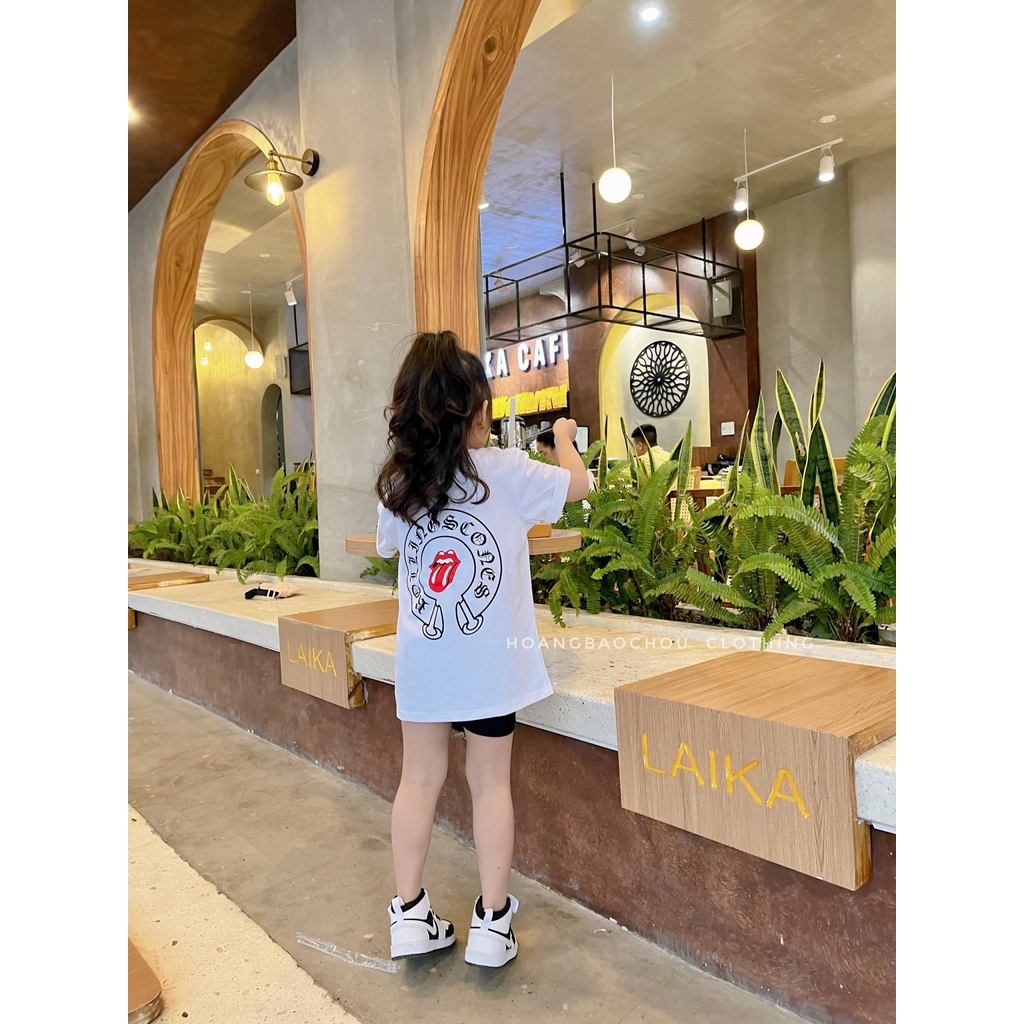 Áo thun Kiss chorme heart cho bé , áo thun cotton cho bé , Kid_genz