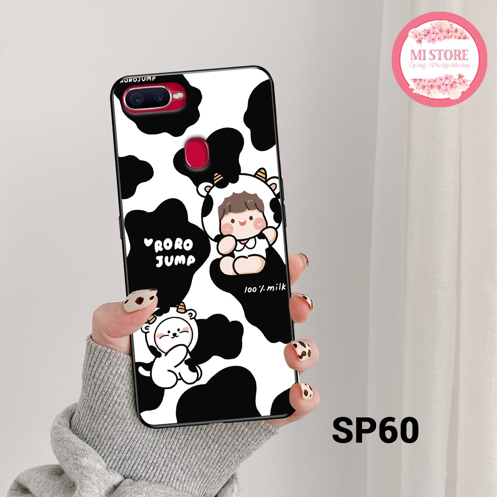 Ốp lưng OPPO A12/A5S/A7/F9/F3/F5/F7/A3S/A1K/REALME C1/C2 in hình bò sữa siêu hot | BigBuy360 - bigbuy360.vn