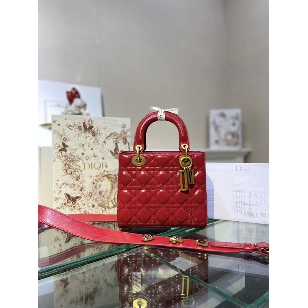 TÚI DIOR LADY DA NHÁM SIZE 20
