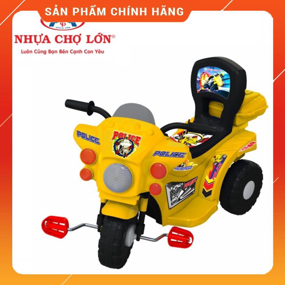 [Có Nhạc] Xe 3 Bánh Police Nhựa Chợ Lớn – Xe 3 Bánh Cho Bé