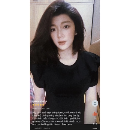 Đầm Cánh Tiên Dự Tiệc Váy Xoè Dạo Phố Vải 2 Lớp Màu Nâu Đen Nâu Rêu Cao Cấp EVA KROSS Thiết Kế