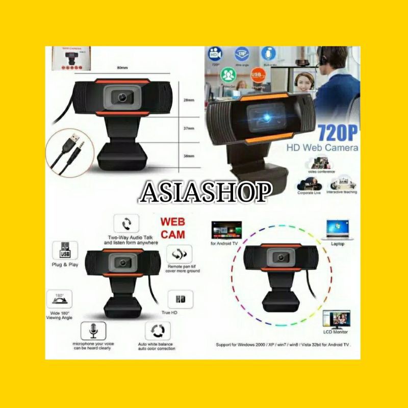 Webcam Hd720 Fhd / Full Hd Có Thể Mang Đi Tiện Dụng Cho Máy Tính | BigBuy360 - bigbuy360.vn