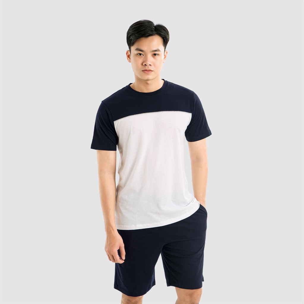 Bộ quần áo thể thao nam CIZA cổ tròn dáng cơ bản thiết kế trẻ trung năng động size S M L XL SATNR15 và SQSTR15