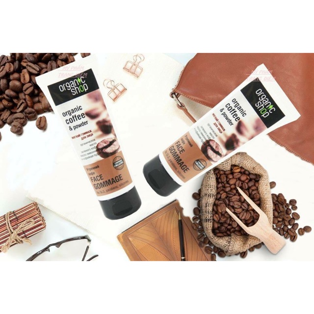 TẨY DA CHẾT ORGANIC SHOP ORGANIC COFFEE AND POWDER. - myphamxachtaylyly