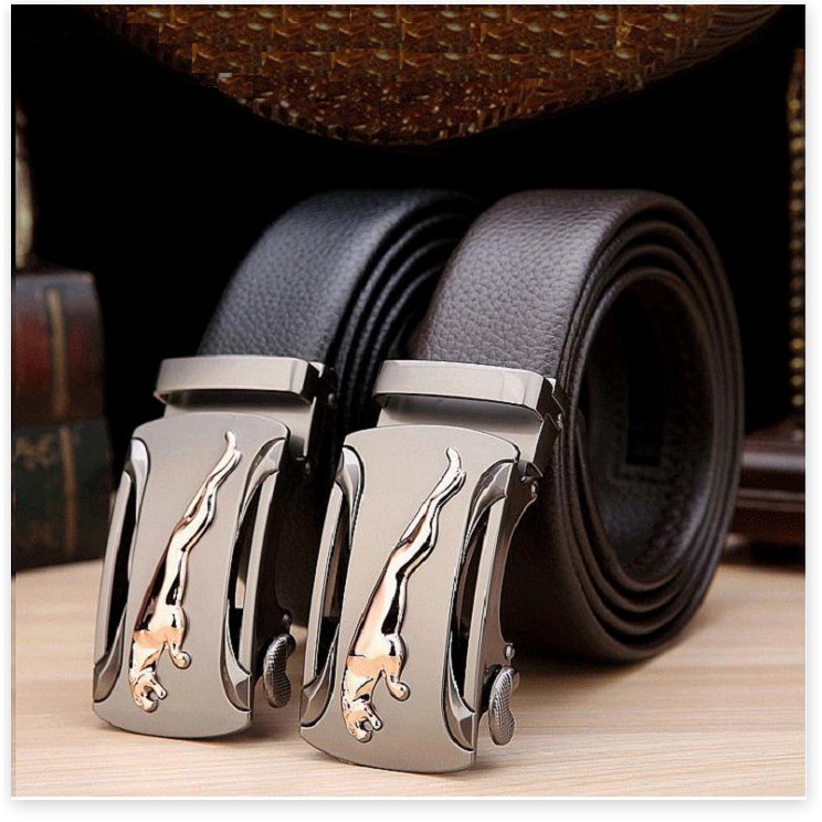 Dây nịt nam 2 lớp khóa tự động Ruby Luxury tặng kèm 6 lưỡi dao cạo râu lưỡi kép trị giá 60.000 đ