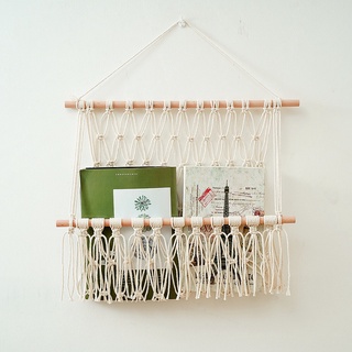 giỏ treo thú cưng, thú nhồi bông thắt Macrame