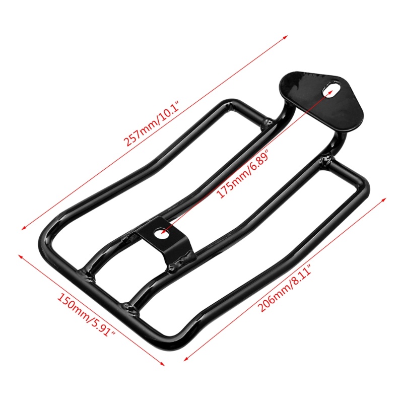 Giá Đỡ Hành Lý Gắn Phía Sau Ghế Ngồi Xe Hơi Màu Đen / Mạ Điện Dễ Lắp Đặt Cho XL88