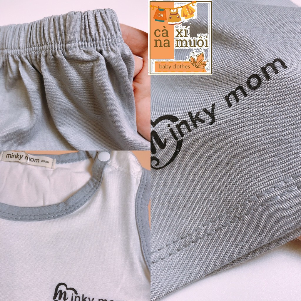 Bộ Minky Mom Ba Lỗ FULLSIZE 7-25KGFREE SHIP Thun Lạnh Cao Cấp Dể Thương Cho Bé Gái Bé Trai, Đủ Màu