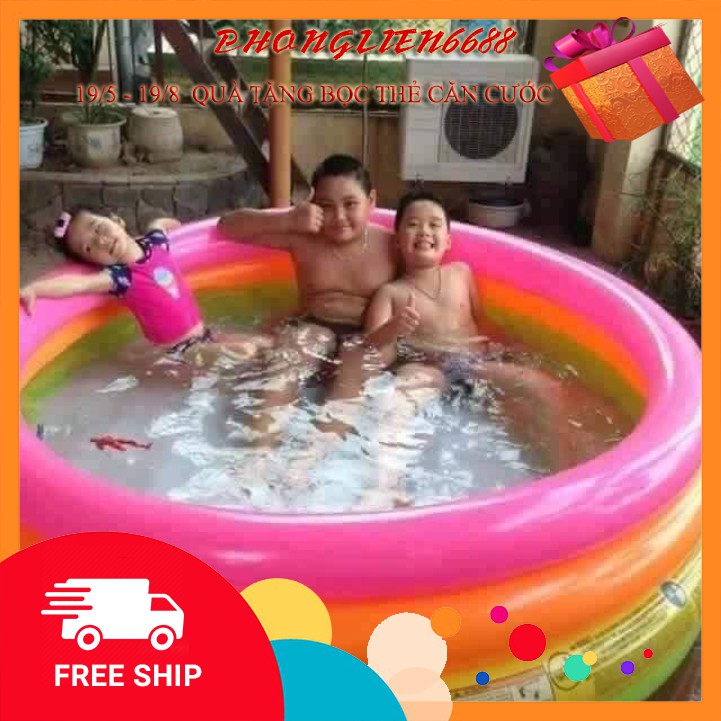 Phao bơi cho bé cầu vồng [free ship]