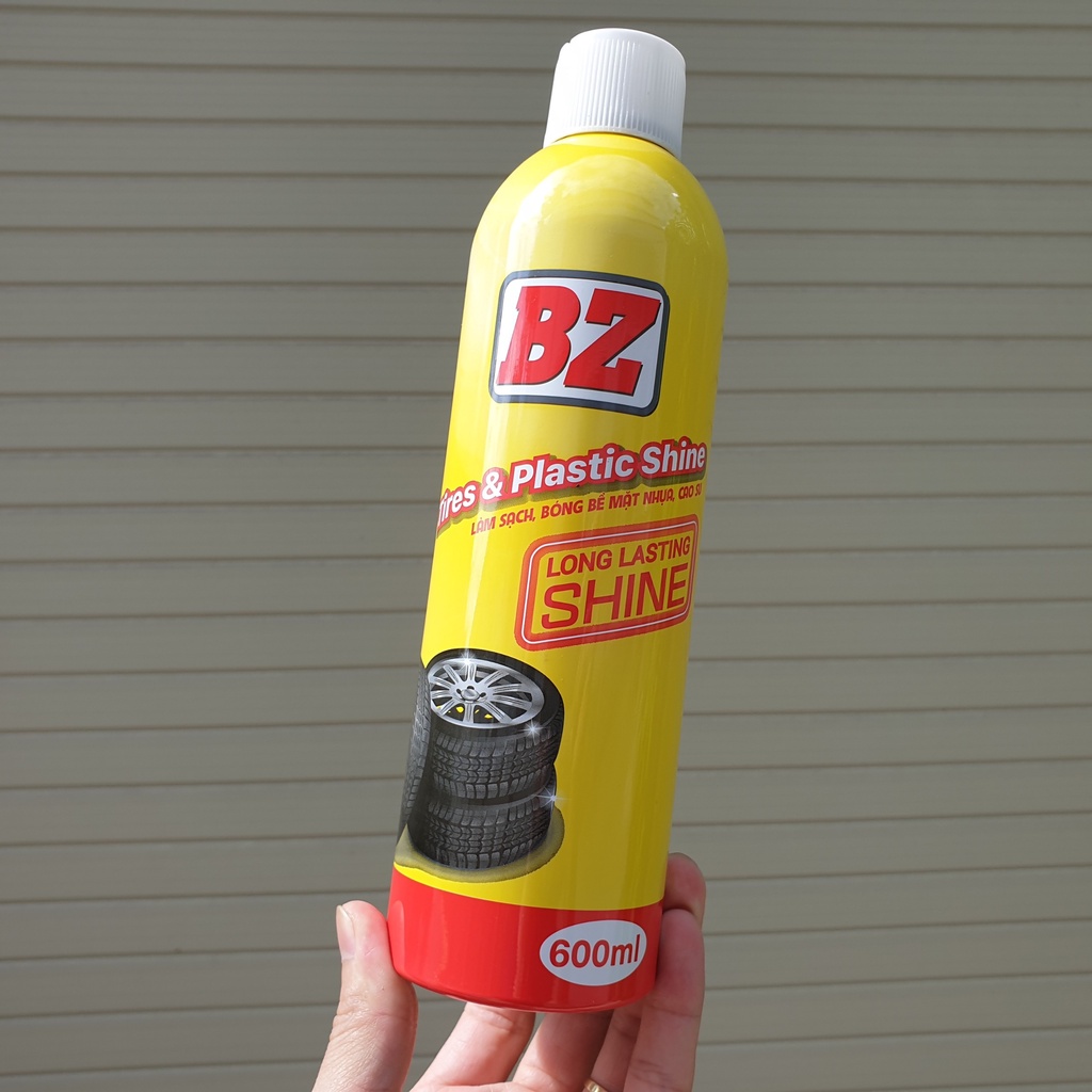 Chai BZ Xịt Dưỡng Lốp, Phục Hồi Nhựa Đen 600ml | BigBuy360 - bigbuy360.vn