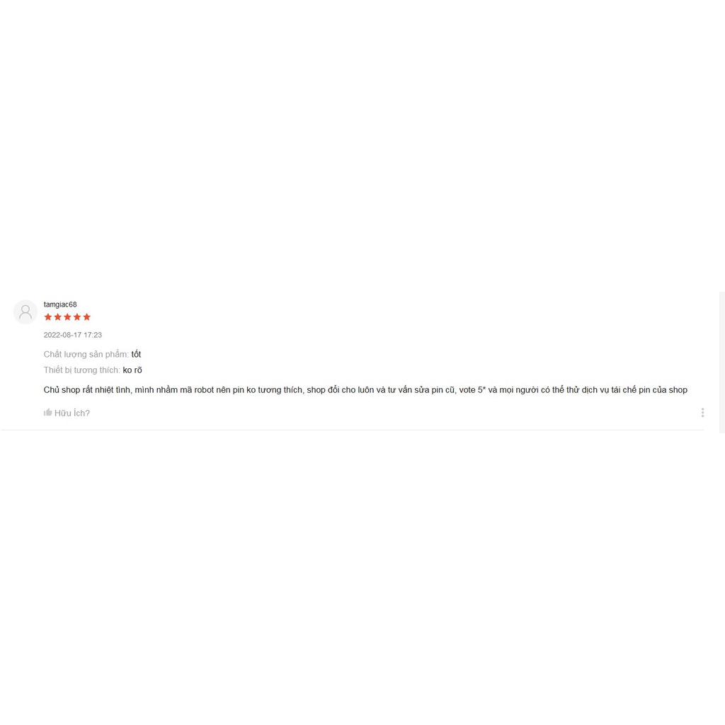 Dịch vụ tái chế pin cho robot lau hút bụi xiaomi (có bảo hành 1 tháng )