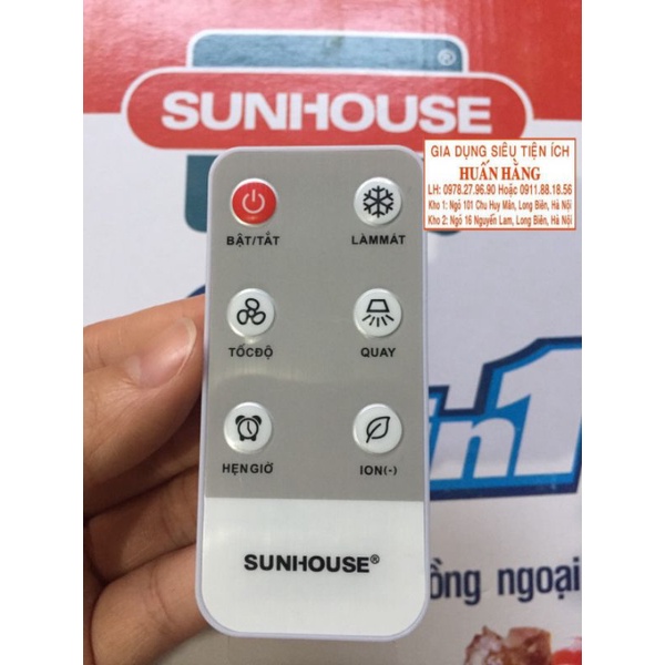 Điều khiển, Bơm nước quạt điều hoà Sunhouse SHD7717