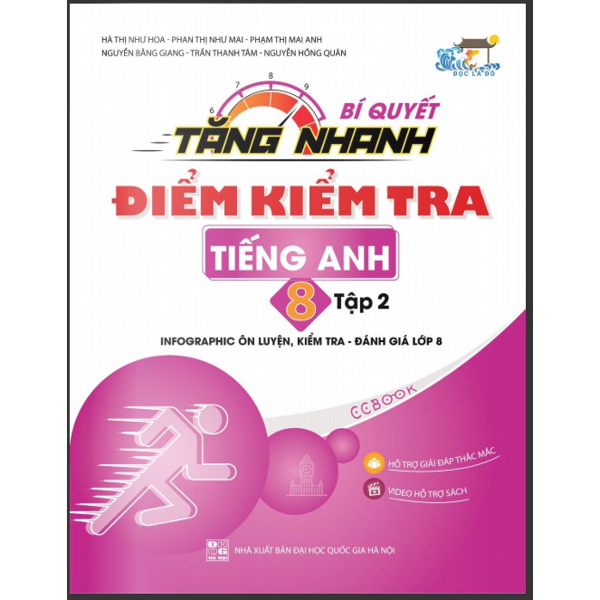 Sách - Bí quyết tăng nhanh điểm kiểm tra Tiếng Anh 8 (Tập 2)