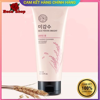[CHÍNH HÃNG- FREESHIP] SỮA RỬA MẶT CHIẾT XUẤT GẠO THE FACE SHOP 150ml