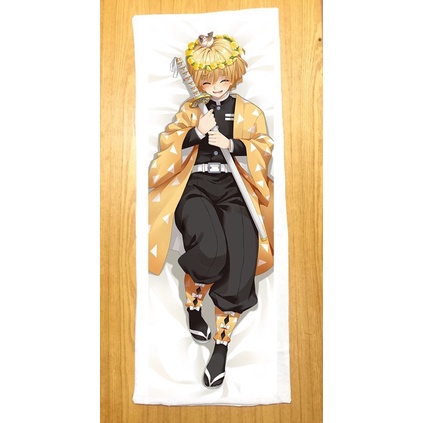 Gối ngủ Agatsuma zenitsu anime Kimetsu no yaiba /Gối dakimakura Agatsuma zenitsu