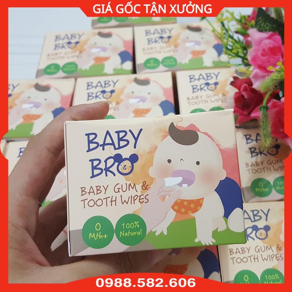 Tưa Lưỡi Cao Cấp Hàn Quốc Baby Bro, Gạc Rơ Lưỡi Cho Bé Sơ Sinh - 8809262393316