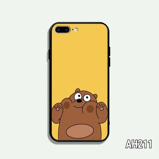 Ốp lưng iPhone 7 Plus - iPhone 8 Plus in hình gấu