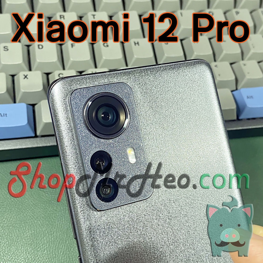 Skin Dán Mặt Sau Lưng Vân 3D Xiaomi 12 Pro - Xiaomi 12 / 12X / 12S - Mi 12 Pro /12S Pro