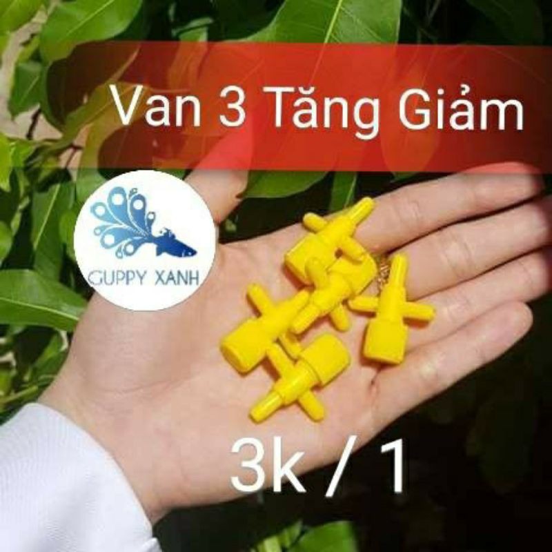 Van Thẳng Tăng Giảm Khí Oxy Cho Hồ Cá Cảnh ( Bịch 100 cái ) - Guppy Xanh