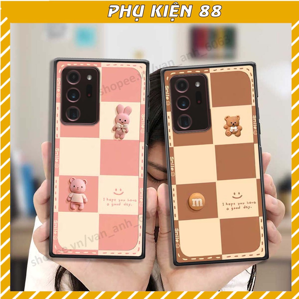 Ốp lưng Samsung Note 20 Plus / Note 20 Ultra / Note 20+ hình gấu, kẹo dễ thương cute
