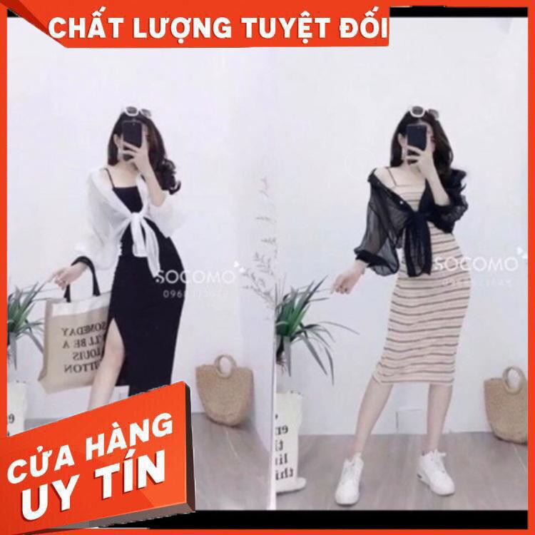 Sét đầm body + áo khoác ( có bán lẻ áo khoác ngoài ) - Hàng nhập khẩu