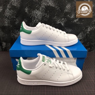 Giầy thể thao Sneakers STAN SMITH trắng gót xanh thời trang