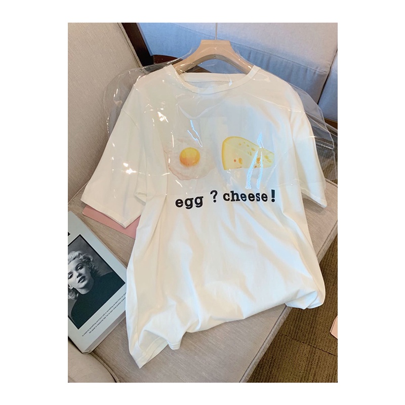 NRVP Áo Thun Nữ Tay Ngắn In Hình Phong Cách Hàn Quốc Thời Trang Mùa Hè 2022