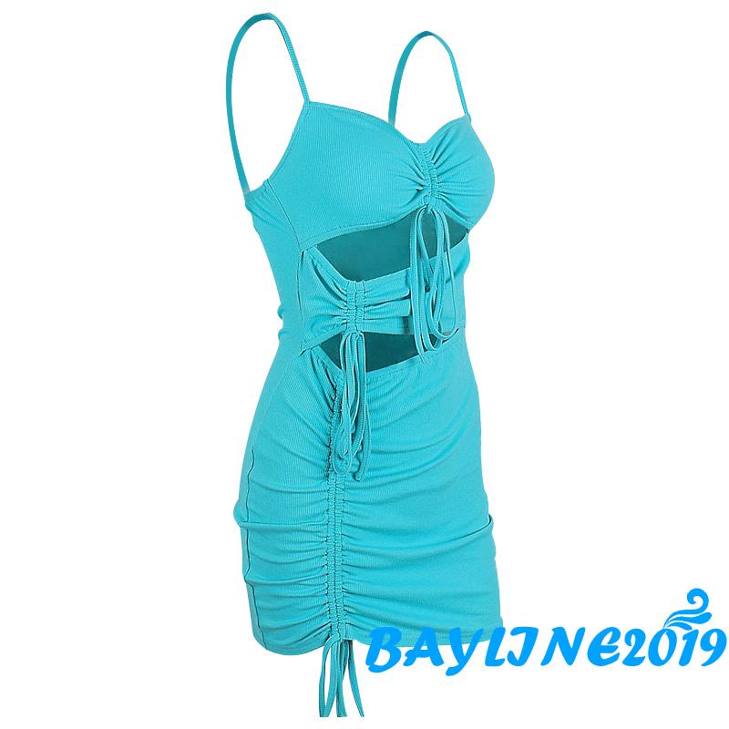 Đầm ôm hai dây thiết kế thời trang quyến rũ dành cho nữ